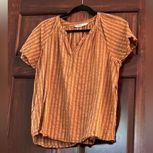 EUC Sonoma V Neck Blouse Size XL